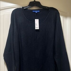 NWT Apt. 9 Women's Navy Crew Neck Sweater